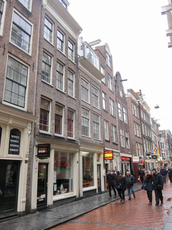 Joost van den Vondel Marker - wide view. Click for full size. Joost van den Vondel Marker - wide view image. Click for full size.