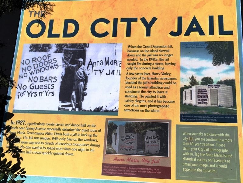 Old City Jail Marker image. Click for full size.