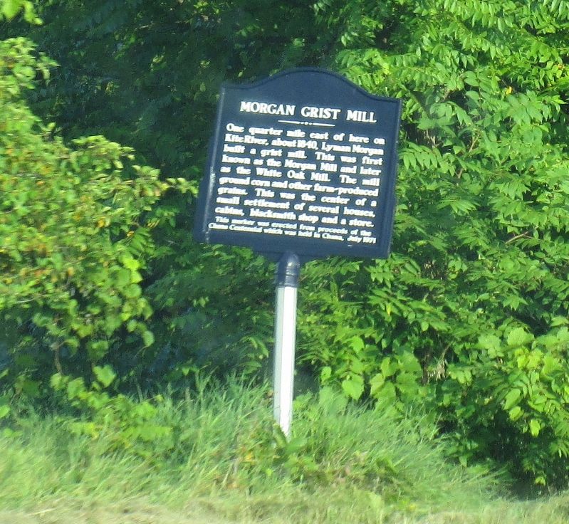Morgan Grist Mill Marker image. Click for full size.