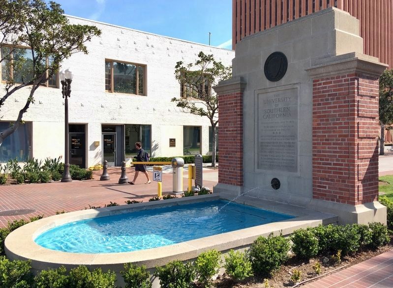 Founders’ Fountain and Marker. Click for full size. Founders’ Fountain and Marker image. Click for full size.