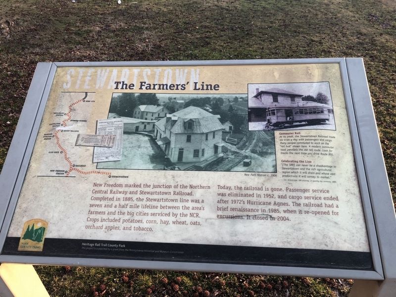 The Farmers' Line Marker image. Click for full size.