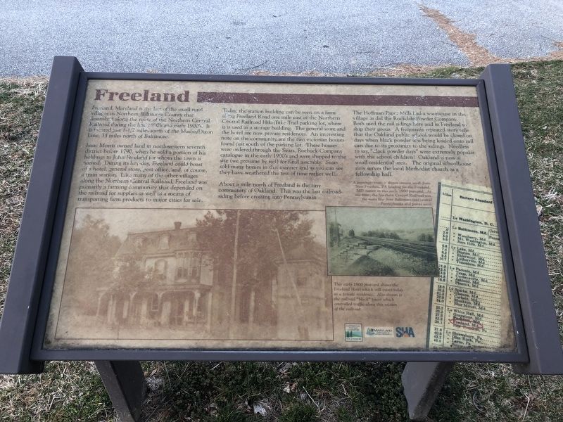 Freeland Marker image. Click for full size.