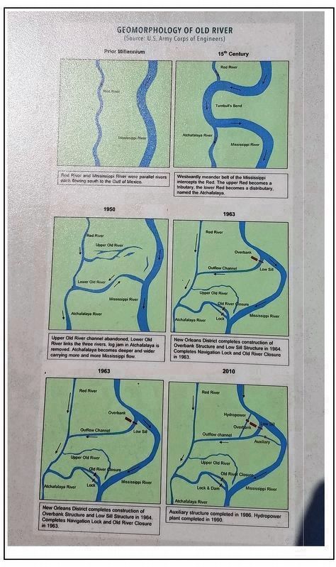 Old River Marker, Geomorphology of Old River image. Click for full size.