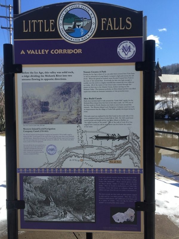 Little Falls Marker. Click for full size. Little Falls Marker image. Click for full size.
