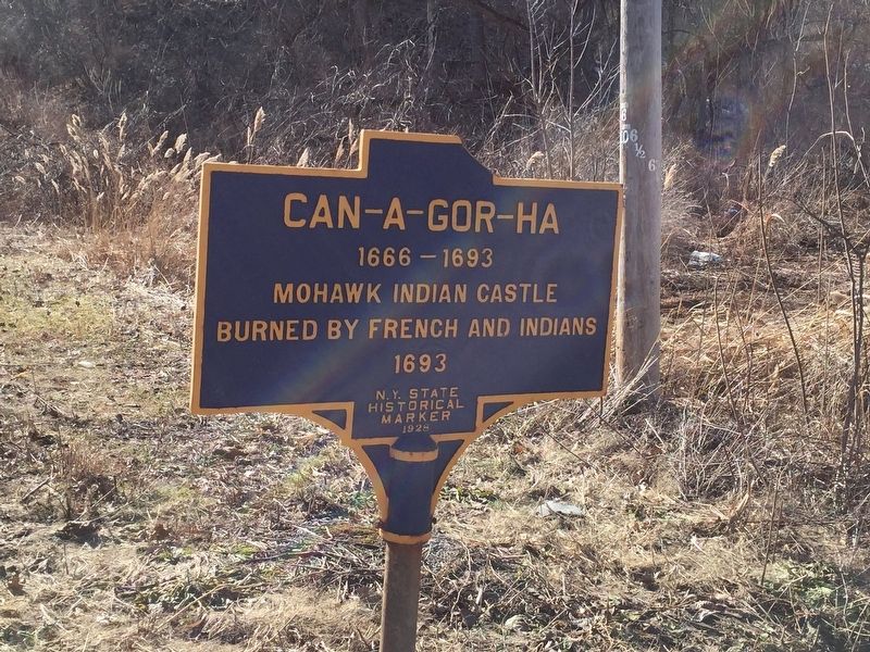 Can-a-Gor-Ha Marker. Click for full size. Can-a-Gor-Ha Marker image. Click for full size.