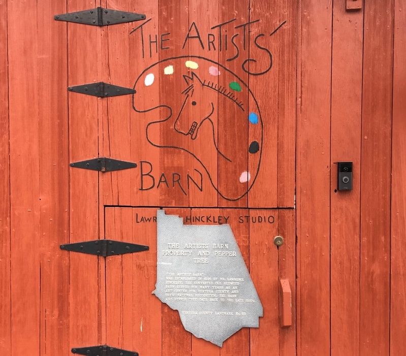 Artists’ Barn Marker image. Click for full size.