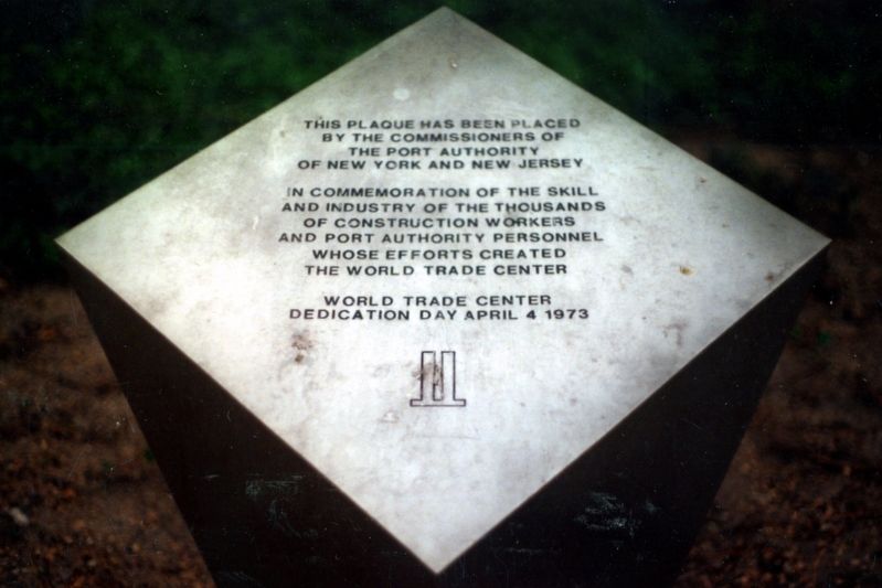 World Trade Center Marker. Click for full size. World Trade Center Marker image. Click for full size.