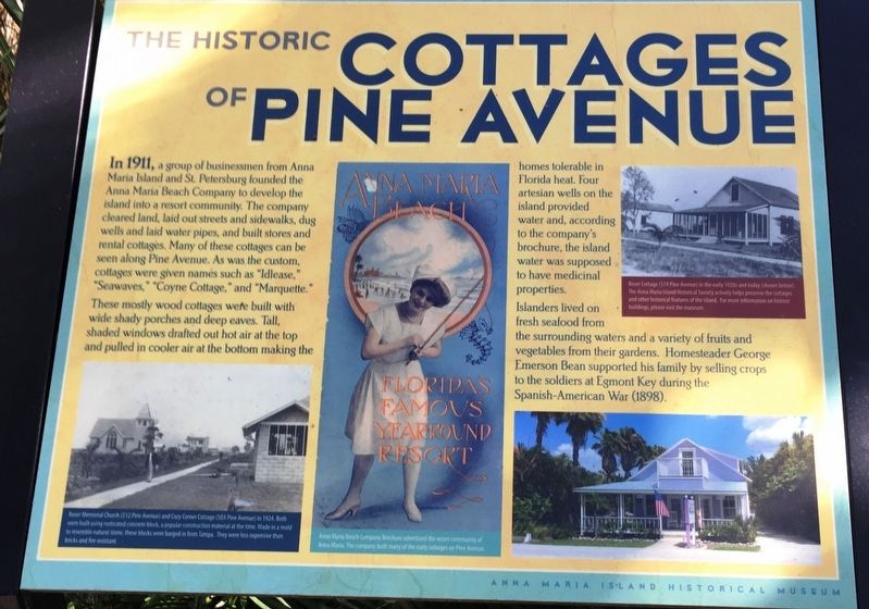 The Historic Cottages of Pine Avenue Marker image. Click for full size.
