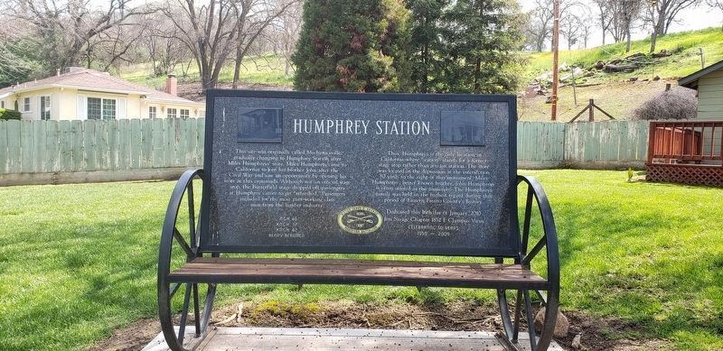 Humphrey Station Marker. Click for full size. Humphrey Station Marker image. Click for full size.
