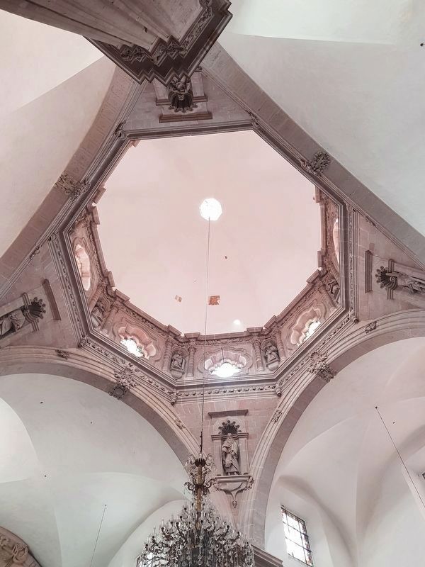 The dome of the Temple of San Agust�n image. Click for full size.