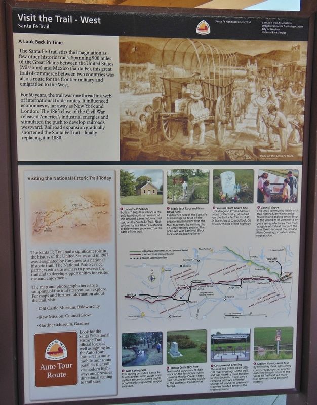 A Look Back in Time Marker (<i>tall view</i>) image. Click for full size.