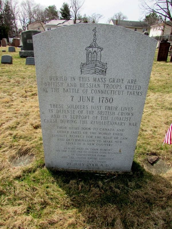 Mass Grave of British and Hessian Troops Marker image. Click for full size.
