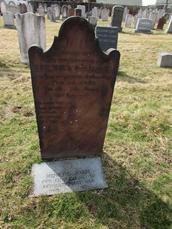Grave of Henry Osborn. Click for full size. Grave of Henry Osborn image. Click for full size.