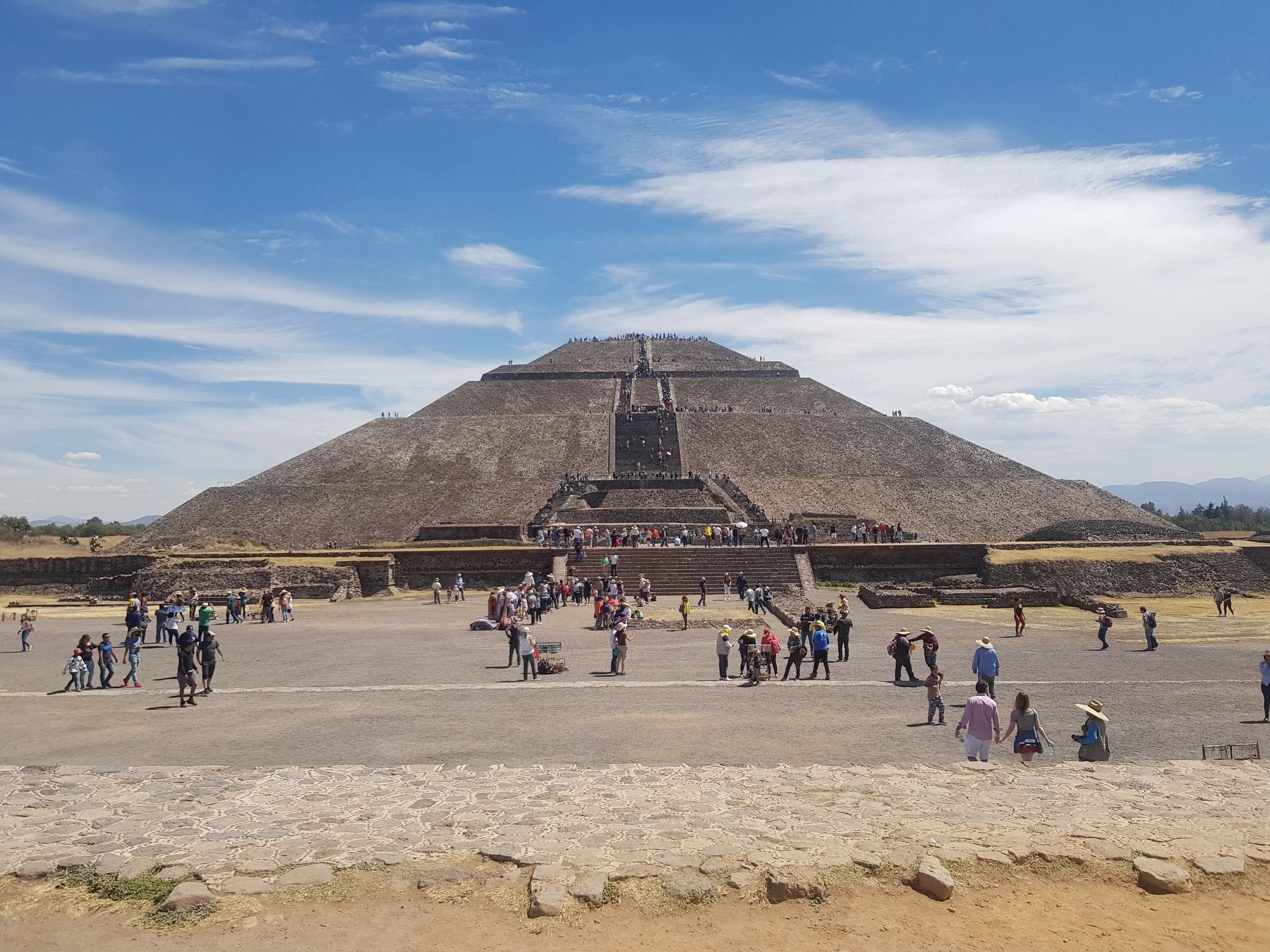 The Pyramid of the Sun at Teotihuacan image. Click for full size.