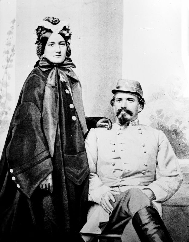 John H. Morgan and His Wife Mattie image. Click for full size.