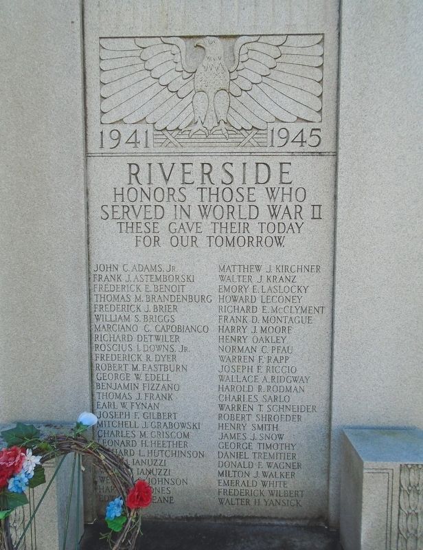 World War II Memorial. Click for full size. World War II Memorial image. Click for full size.