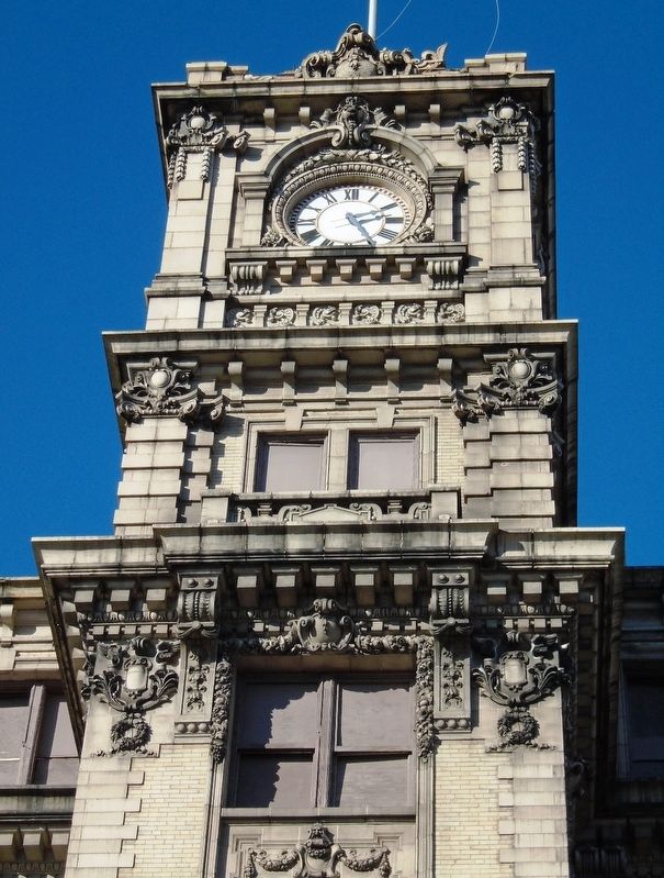 Keystone Watchcase Building Clock Tower Detail image. Click for full size.