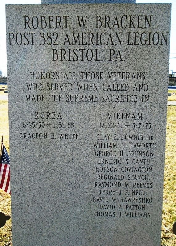War Memorial Korea-Vietnam Honored Dead. Click for full size. War Memorial Korea-Vietnam Honored Dead image. Click for full size.