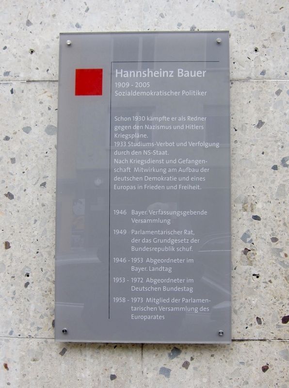 Hannsheinz Bauer Marker image. Click for full size.