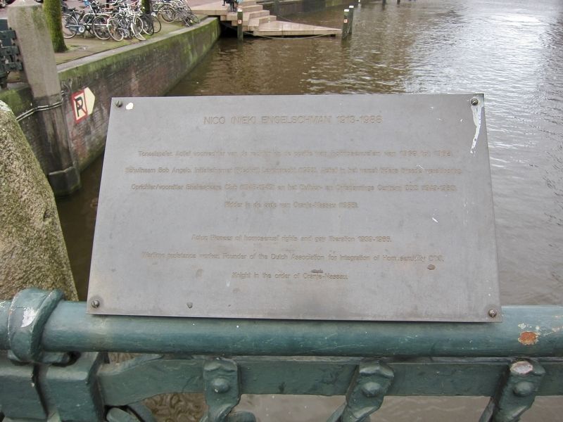Nico (Niek) Engelschman Marker image. Click for full size.