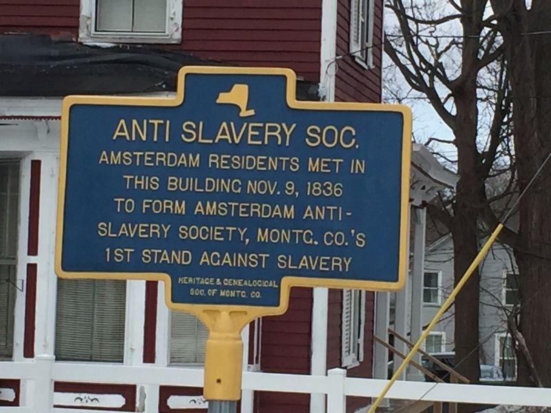 Anti Slavery Soc. Marker. Click for full size. Anti Slavery Soc. Marker image. Click for full size.