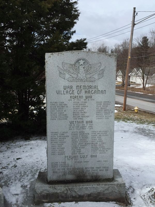 War Memorial/ Honor Roll Marker image. Click for full size.