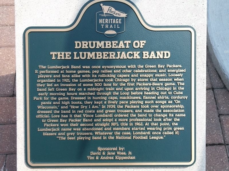 Drumbeat of the Lumberjack Band Marker image. Click for full size.