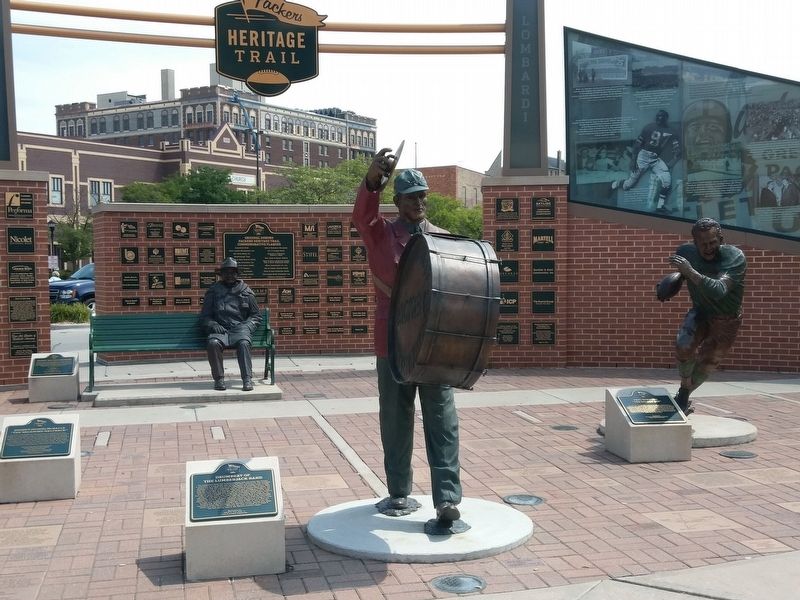 Drumbeat of the Lumberjack Band Statue image. Click for full size.