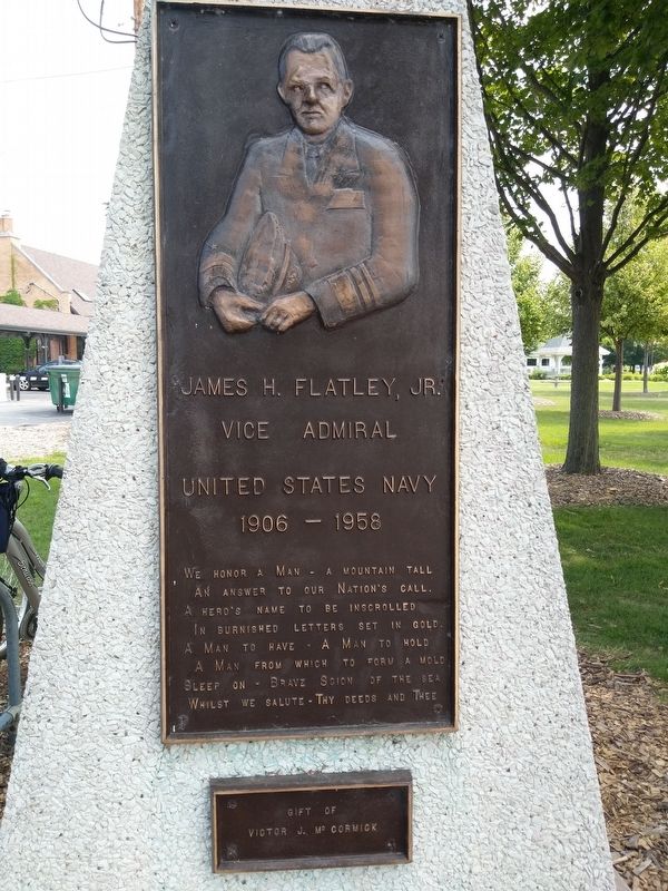 James H. Flatley, Jr. Marker. Click for full size. James H. Flatley, Jr. Marker image. Click for full size.