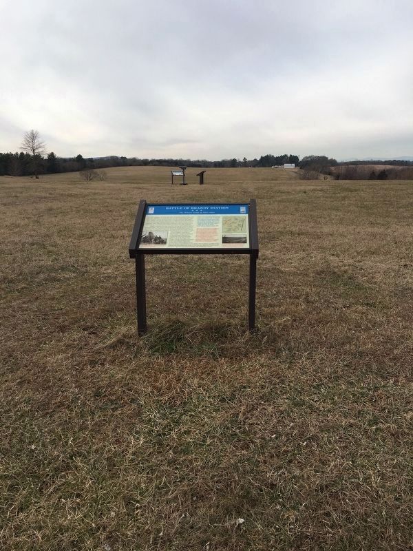 Battle of Brandy Station Marker. Click for full size. Battle of Brandy Station Marker image. Click for full size.