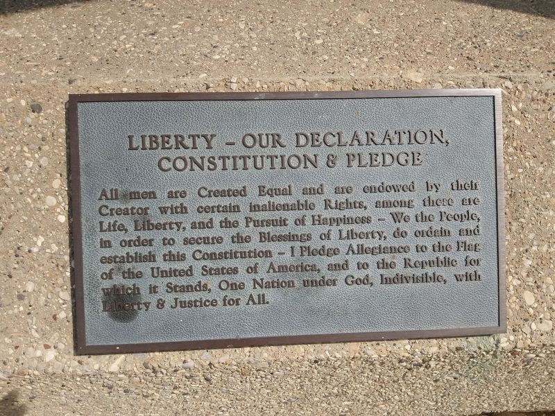 Liberty Bell Replica Marker Side Three. Click for full size. Liberty Bell Replica Marker Side Three image. Click for full size.