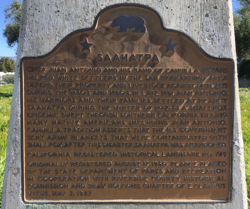 Saahatpa Marker image. Click for full size.
