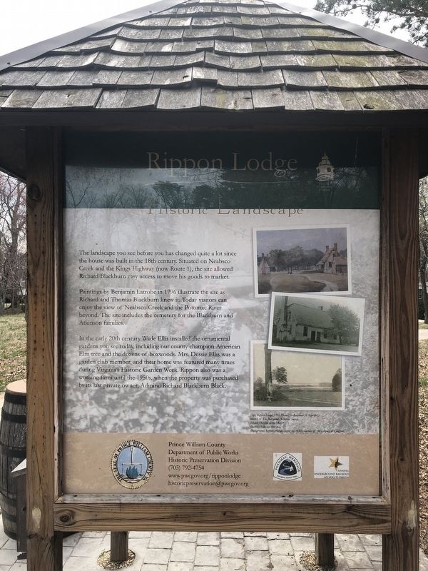 Historic Landscape Marker image. Click for full size.