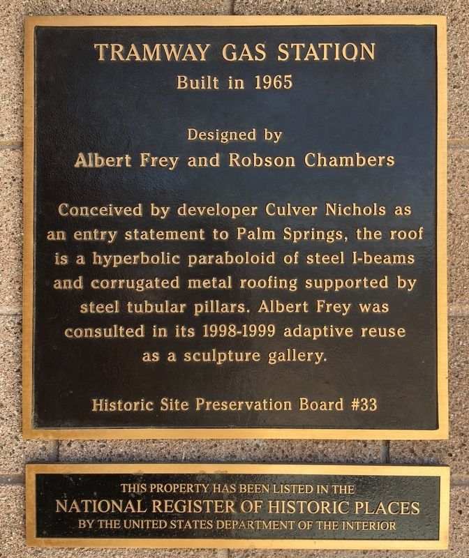 Tramway Gas Station Marker image. Click for full size.