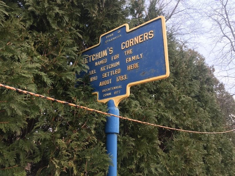 Ketchum’s Corners Marker. Click for full size. Ketchum’s Corners Marker image. Click for full size.