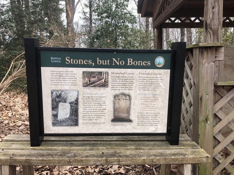 Stones, but No Bones Marker. Click for full size. Stones, but No Bones Marker image. Click for full size.
