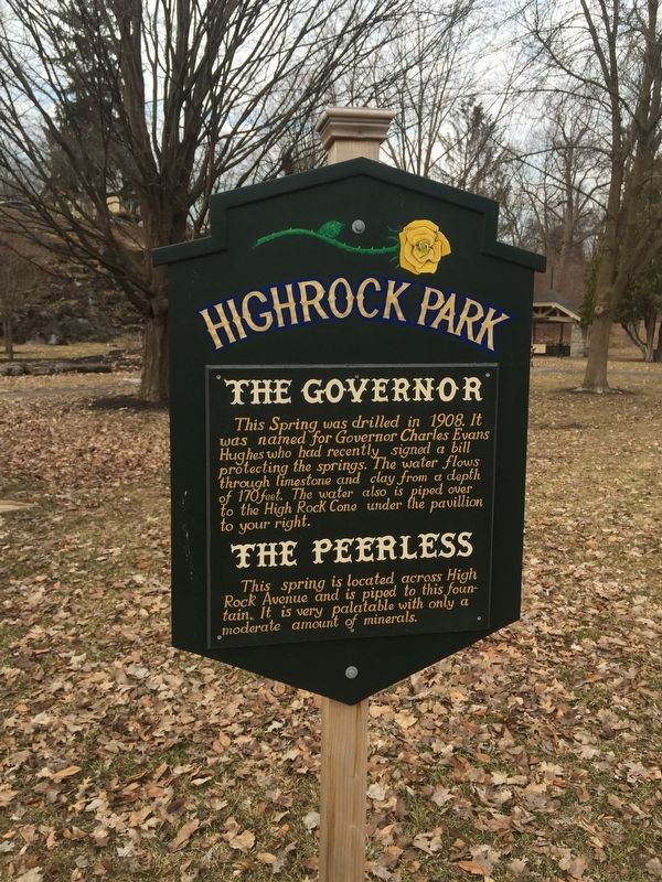 Highrock Park Marker image. Click for full size.