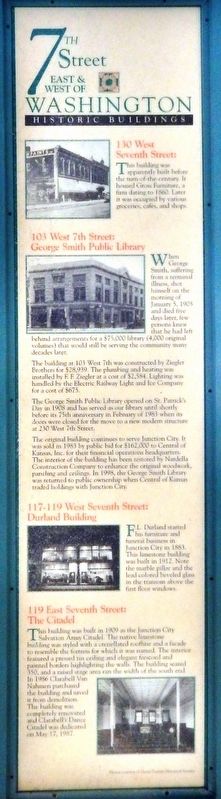 7th Street East & West of Washington Marker image. Click for full size.