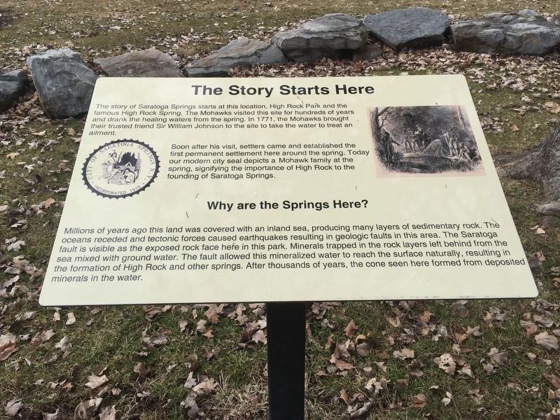 The Story Starts Here Marker image. Click for full size.