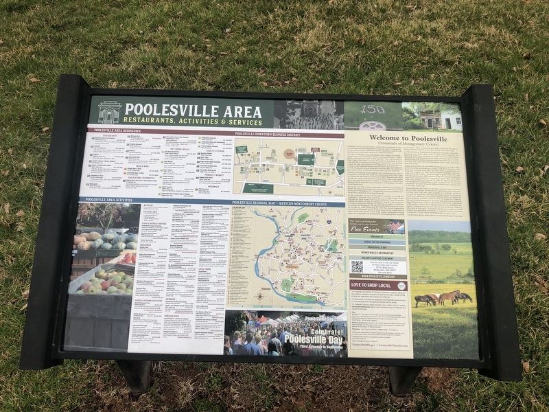 Welcome to Poolesville Marker image. Click for full size.
