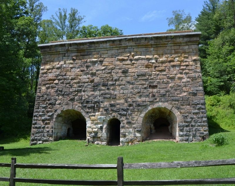 Fitchburg Furnace aka Red River Iron Furnace image. Click for full size.