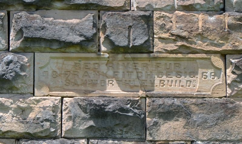 Inscription located on the furnace. Click for full size. Inscription located on the furnace image. Click for full size.