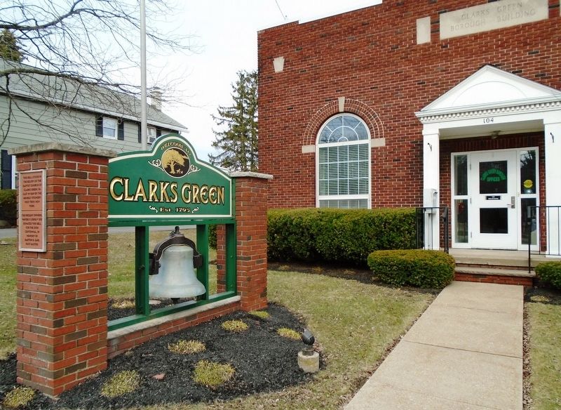 Baptist Church Bell and Marker. Click for full size. Baptist Church Bell and Marker image. Click for full size.