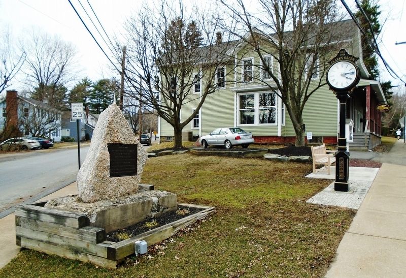 Deacon William Clark Monument. Click for full size. Deacon William Clark Monument image. Click for full size.