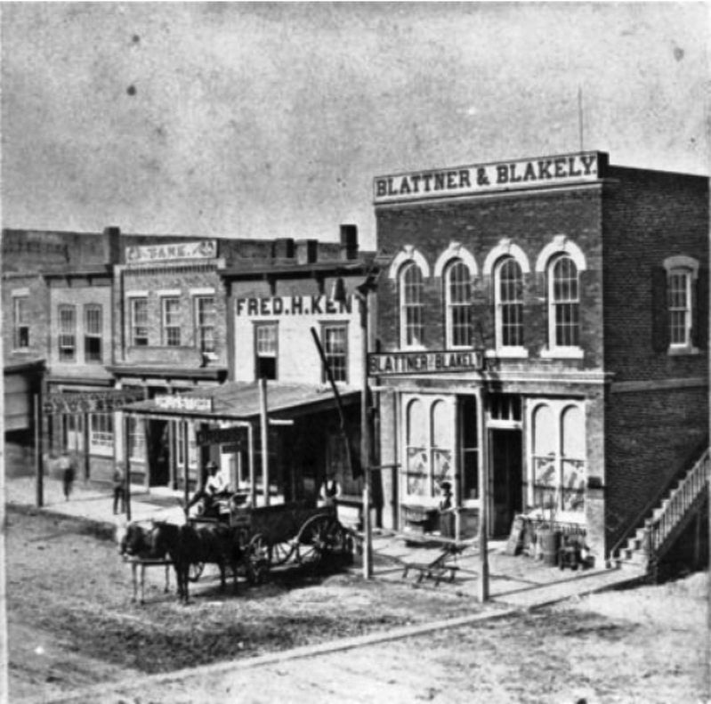 Marker detail: Blattner & Blakely Building image. Click for full size.