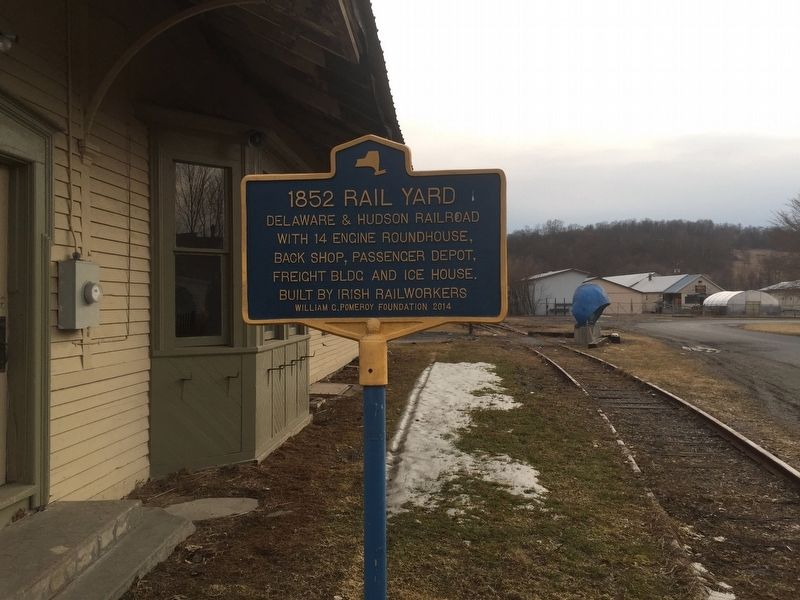 1852 Rail Yard Marker image. Click for full size.