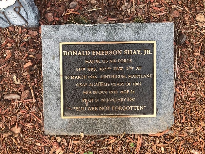 Donald Emerson Shay, Jr. Marker image. Click for full size.