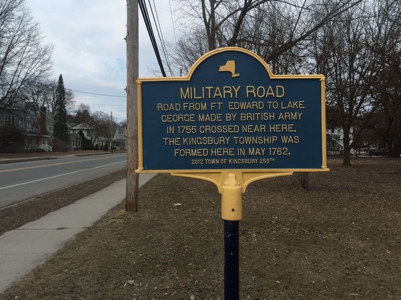 Military Road Marker image. Click for full size.