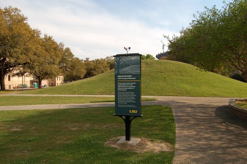 Indian Mounds Marker. Click for full size. Indian Mounds Marker image. Click for full size.