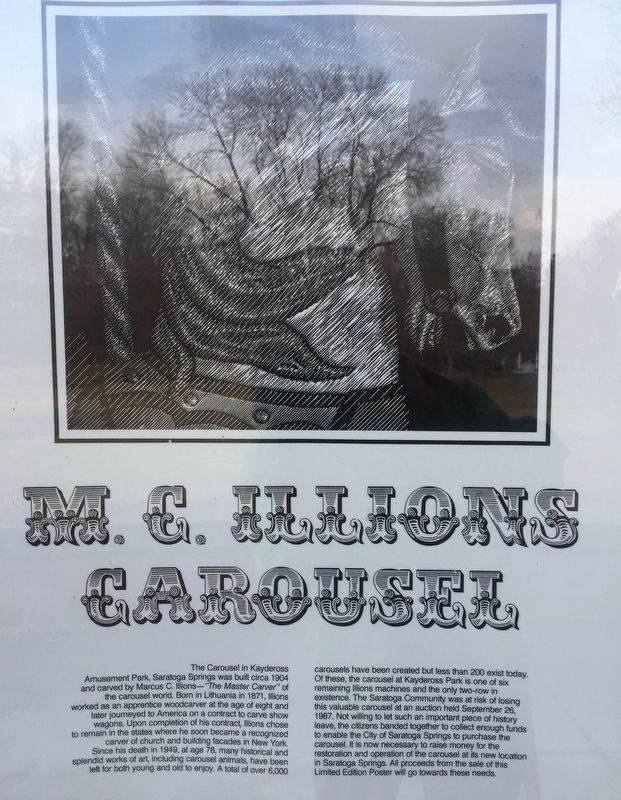 M.C. Illions Carousel Marker image. Click for full size.